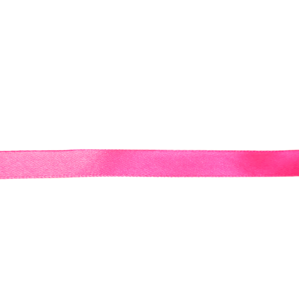 Стрічка атласна 12мм кол 14 рожевий яскравий (уп 25м) U 328050 фото