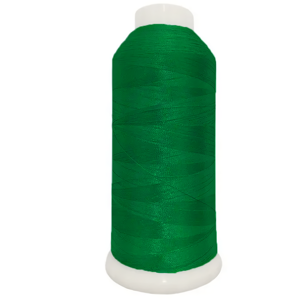 Нитка вишивальна 100% РЕ 120/2 кол S-540 зелений смарагдовий (боб 5000ярдов) NITEX 323591 фото