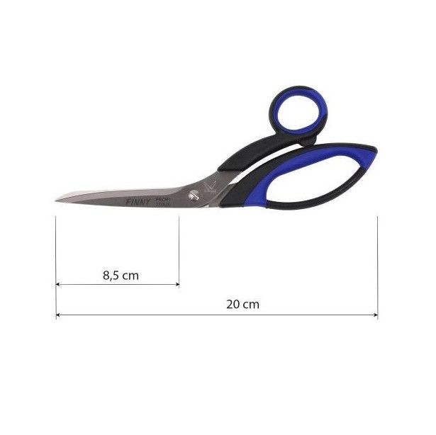Ножиці 200мм (8") кравецькі з гострими кінцами "Kretzer" FINNI 772020 320951 фото