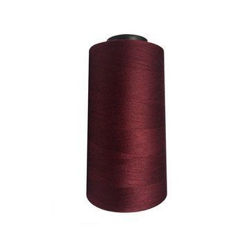 Нитка швацька 100% PE 50/2 кол S-021 бордовий темний (боб 4000ярдів/12боб/120боб) NITEX 325433 фото