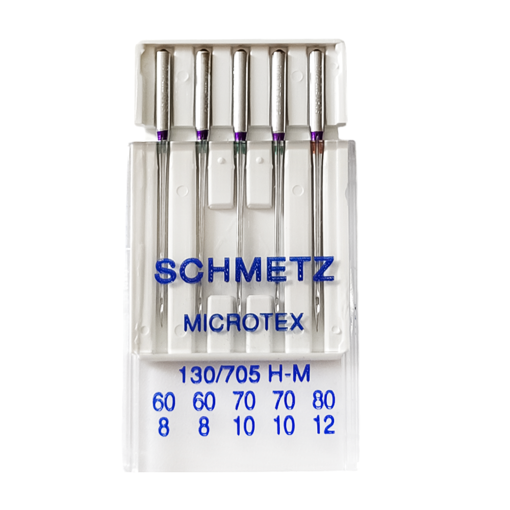 Голка SCHMETZ 130/705H-M V4S мікротекс асорті (уп 5шт 60*2, 70*2, 80*1) 324488 фото
