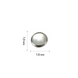 Кнопка BABY трикотажна (сорочкова) нерж 7,8мм зі вставкою перлина кол нікель (уп 180шт) 307544 фото 2