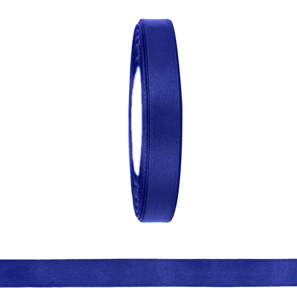 Стрічка атласна Veritas шир 12мм кол S-220 синій яскравий (уп 30м) 110781 фото