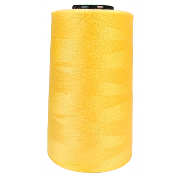 Нитка швацька 100% PE 40/2 кол S-116 жовтий (боб 4000ярдів/12боб/120боб) NITEX 325739 фото