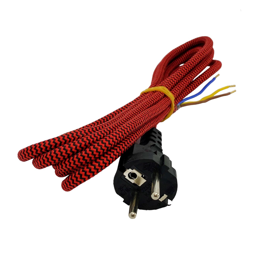 Електричний кабель для праски SY UK 3125 хх 3х1 арт.3125 з вилкою (уп.2,5м.) 040570 фото