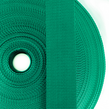 Стропа 100% Поліпропілен 30мм кол зелений (боб 50м) 323274 фото