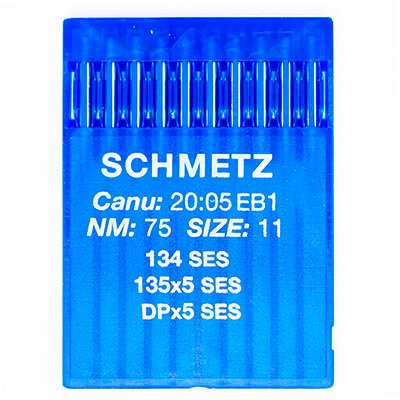 Голки Schmetz DPх134/DPx5 SES №75/11 (уп.10шт) 211608 фото