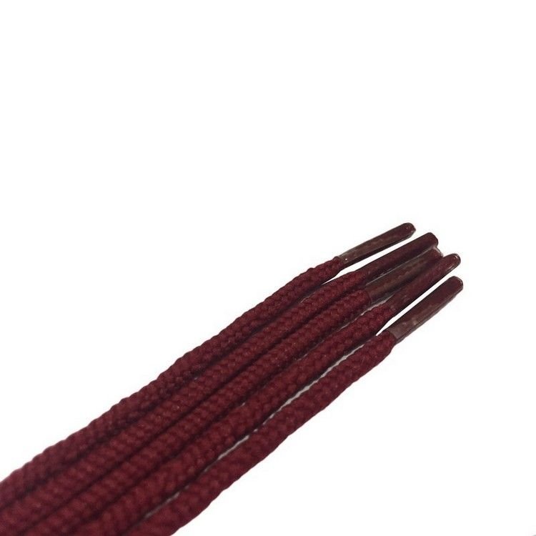 Шнурки тонкие с запаянными концами цв бордовый 60см (уп 50пар) 318004 фото