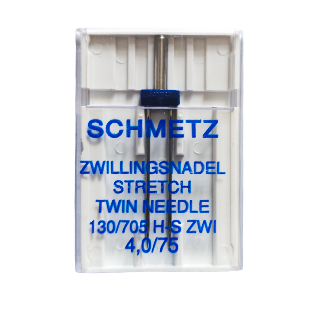 Голка SCHMETZ 130/705H-S ZWI SMS 4,0 №75 подвійна стрейч (уп 1шт) 324494 фото
