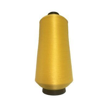 Нитка текстурована некручена 100% PE 150D/1 кол S-001 жовтий (боб 15000ярд/60 боб) NITEX 124075 фото