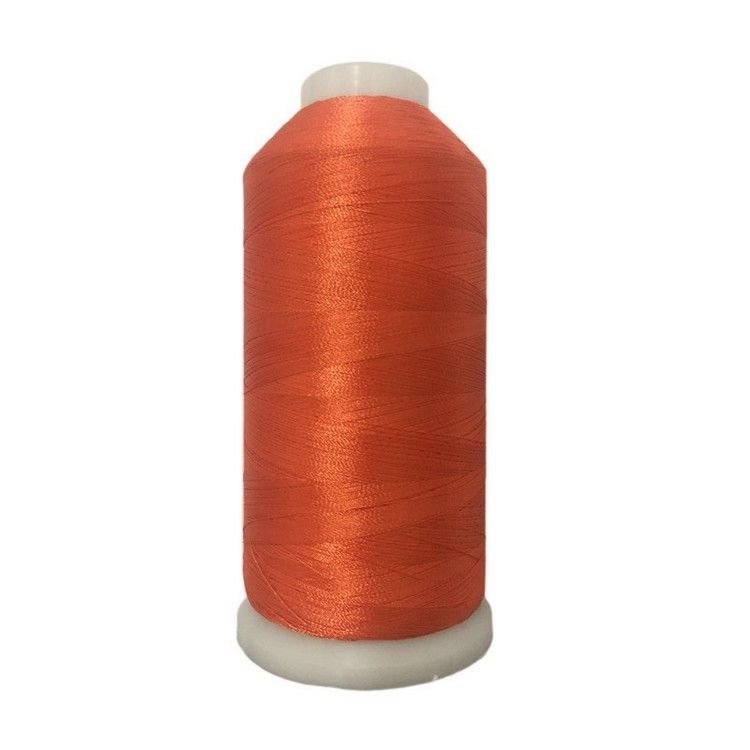 Нить вышивальная 100% Vis 120/2 цв S-523 оранжевый (боб 5000ярдов) NITEX