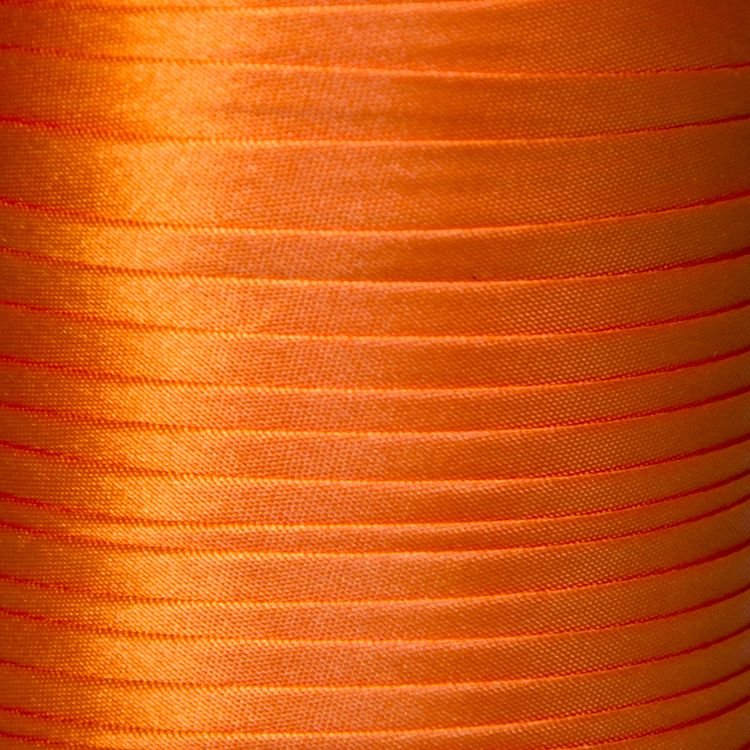 Коса бейка атласна кол S-523 помаранчевий (уп 120ярдів) Veritas 317710 фото