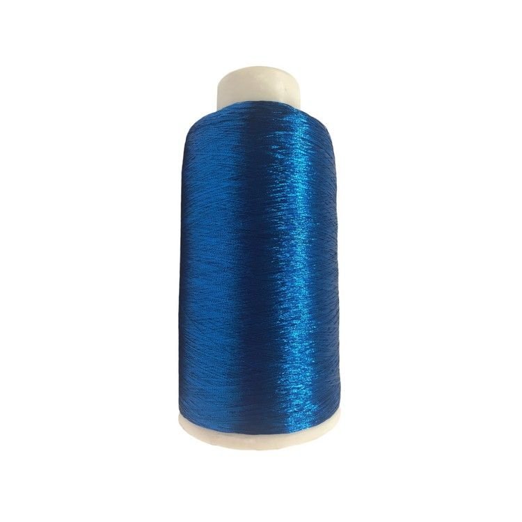 Нитка вишивальна металізована 150D/1 3073 синій (боб 5000ярд/12боб/120боб) NITEX 227456 фото