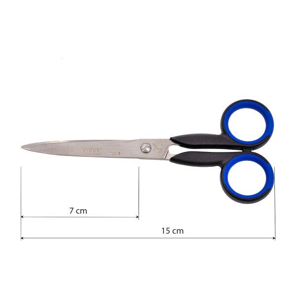 Ножиці 150мм (6") для важких тканин з гострими кінцями "Kretzer" FINNI 772015 322283 фото