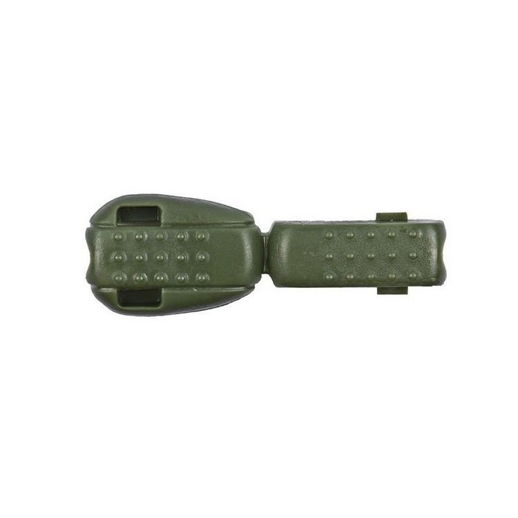 Концевик пластик Z43-19 крокодильчик цв S-566 хаки (уп 500шт)