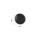 Кнопка L-10 ALFA (спіральна) кол нікель+чорний сталь 10мм (уп 720,1440шт) 054132 фото 2