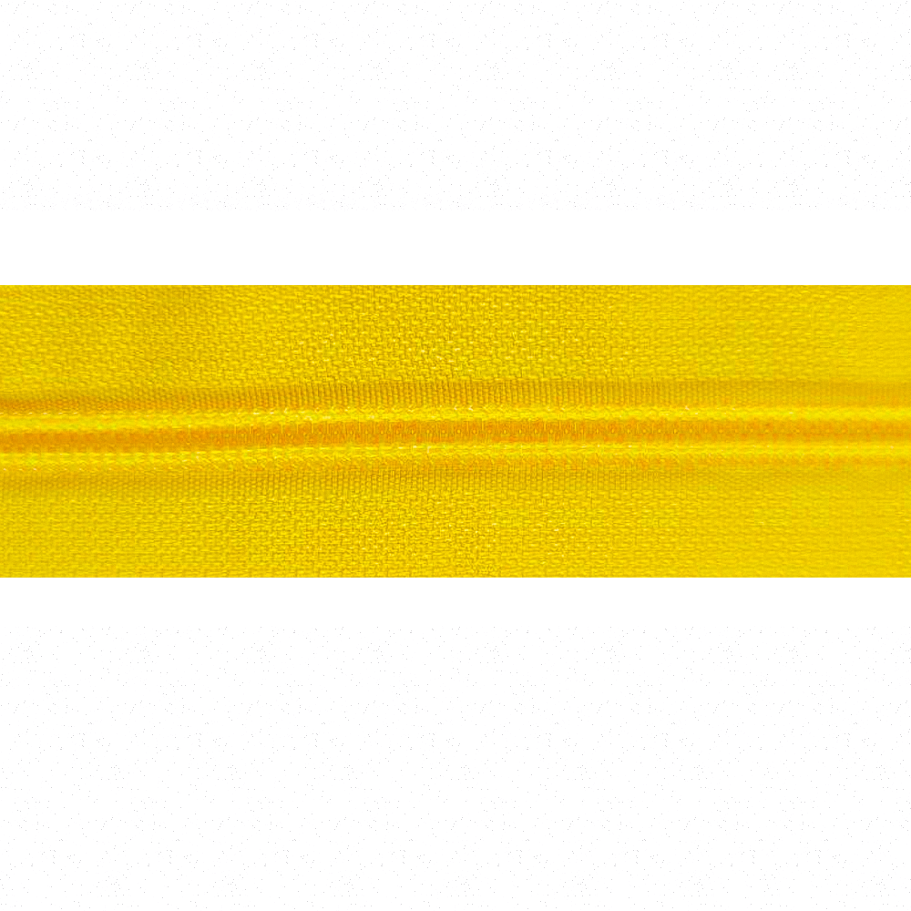 Блискавка спіральна №5 рулонна S-504 жовтий яскравий (рул 200м) ZIP 229346 фото