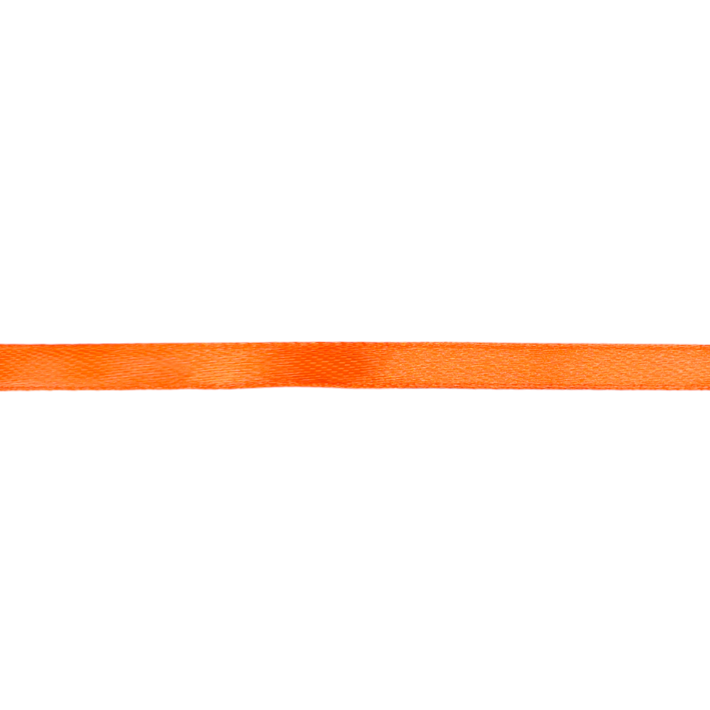 Стрічка атласна 06мм кол 23 помаранчевий неоновий (уп 25м) U 328031 фото