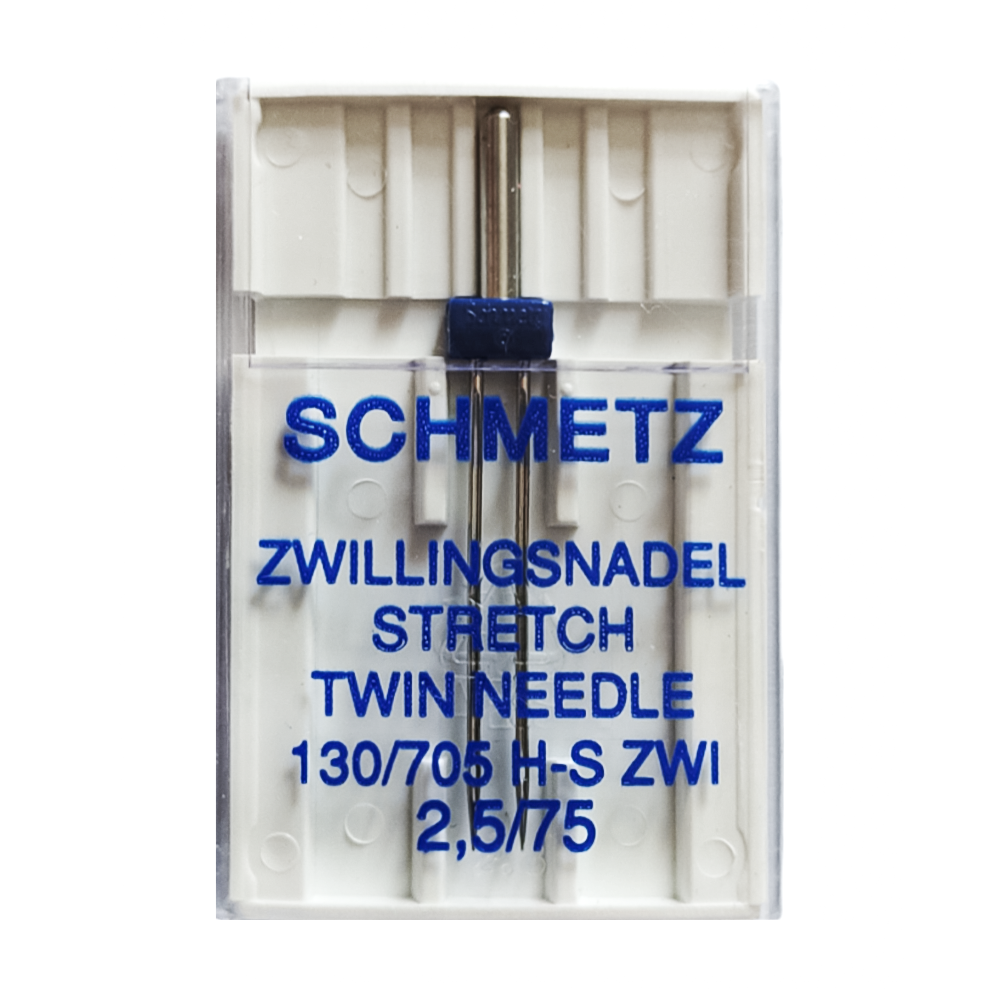Голка SCHMETZ 130/705H-S ZWI SMS 2,5 №75 подвійна стрейч (уп 1шт) 268526 фото