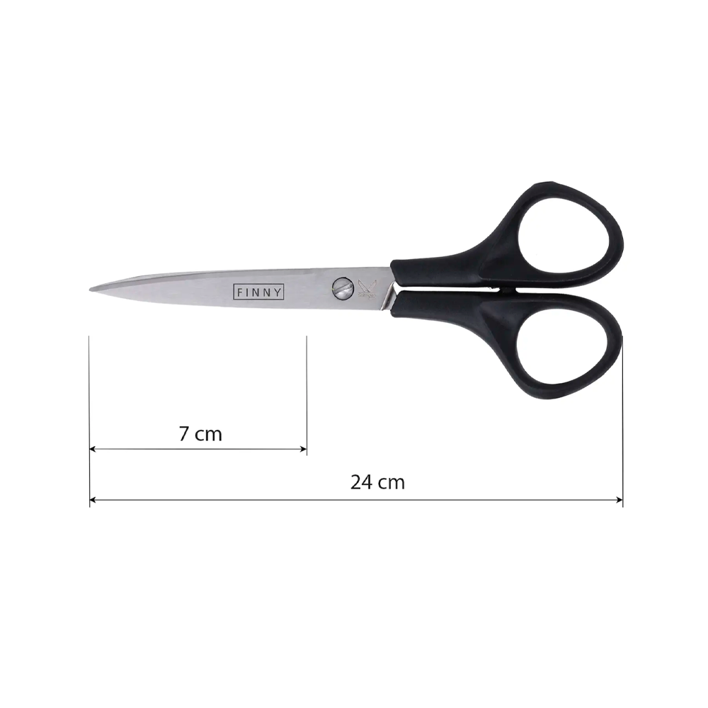 Ножиці 150мм (7") універсальні з гострими кінцями "Kretzer" FINNI 762215 324599 фото