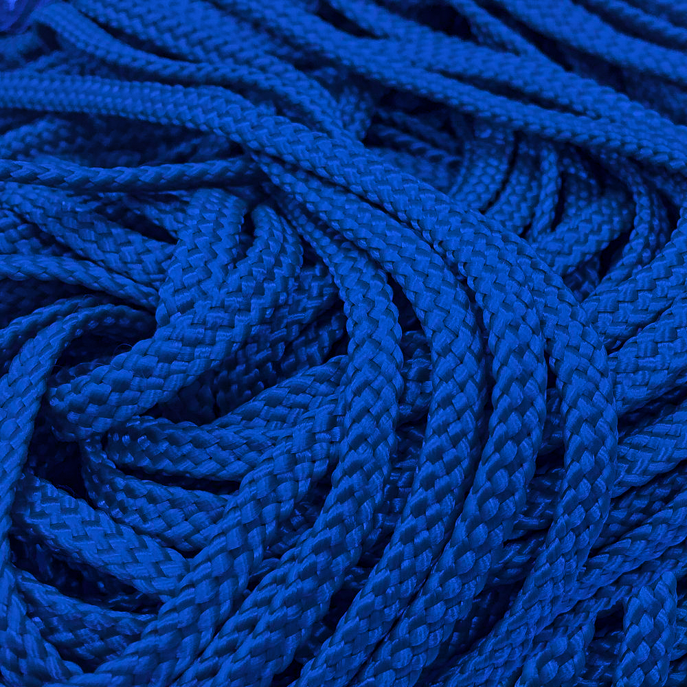 Шнур для одягу без наповнювача 5мм кол синій (уп 100м) 3520 Укр-з 324663 фото