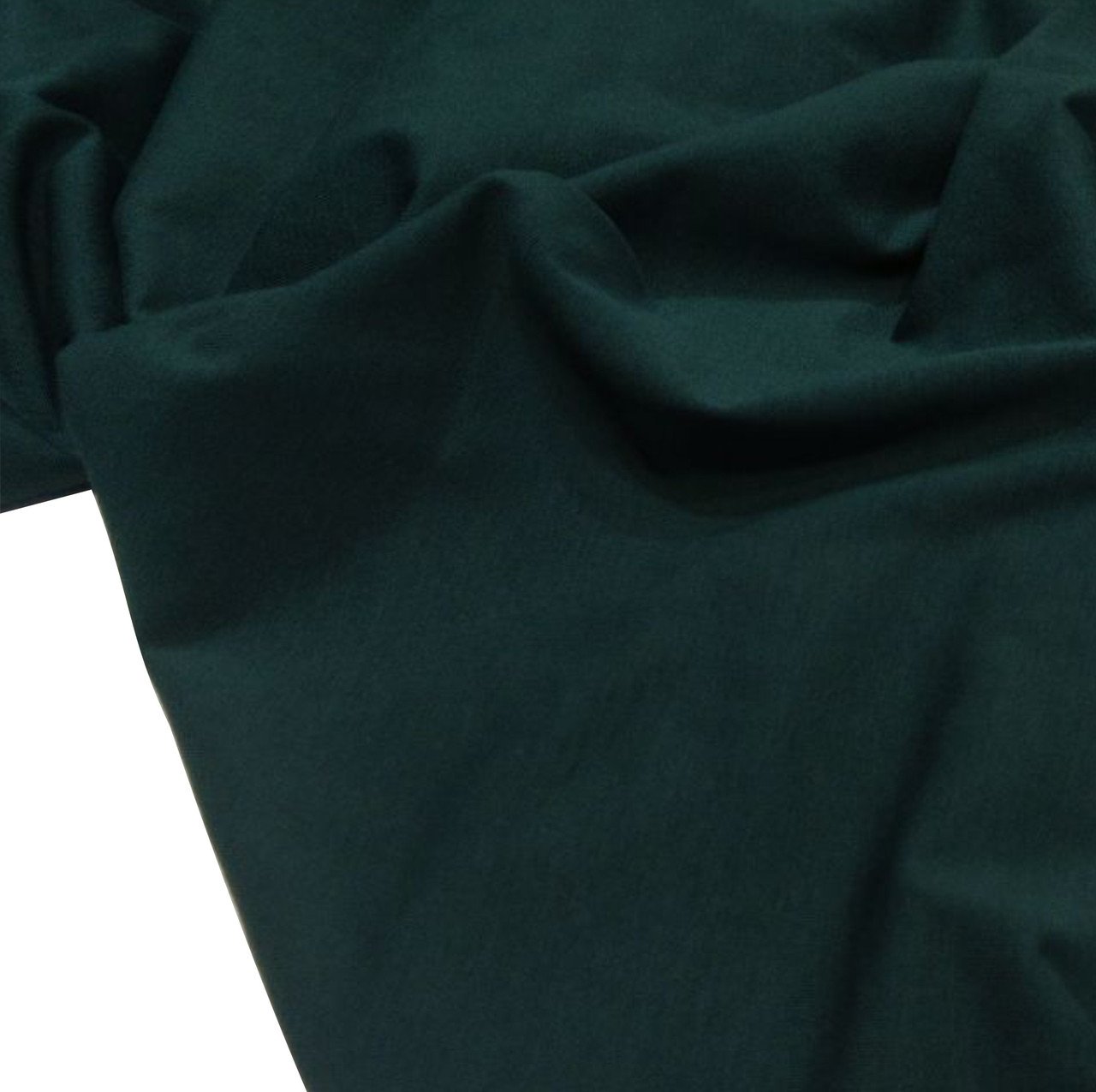 Тканина трикотажна стрейч-кулір 180 гр/м2 шир 180см кол темно-зелений арт 1744
