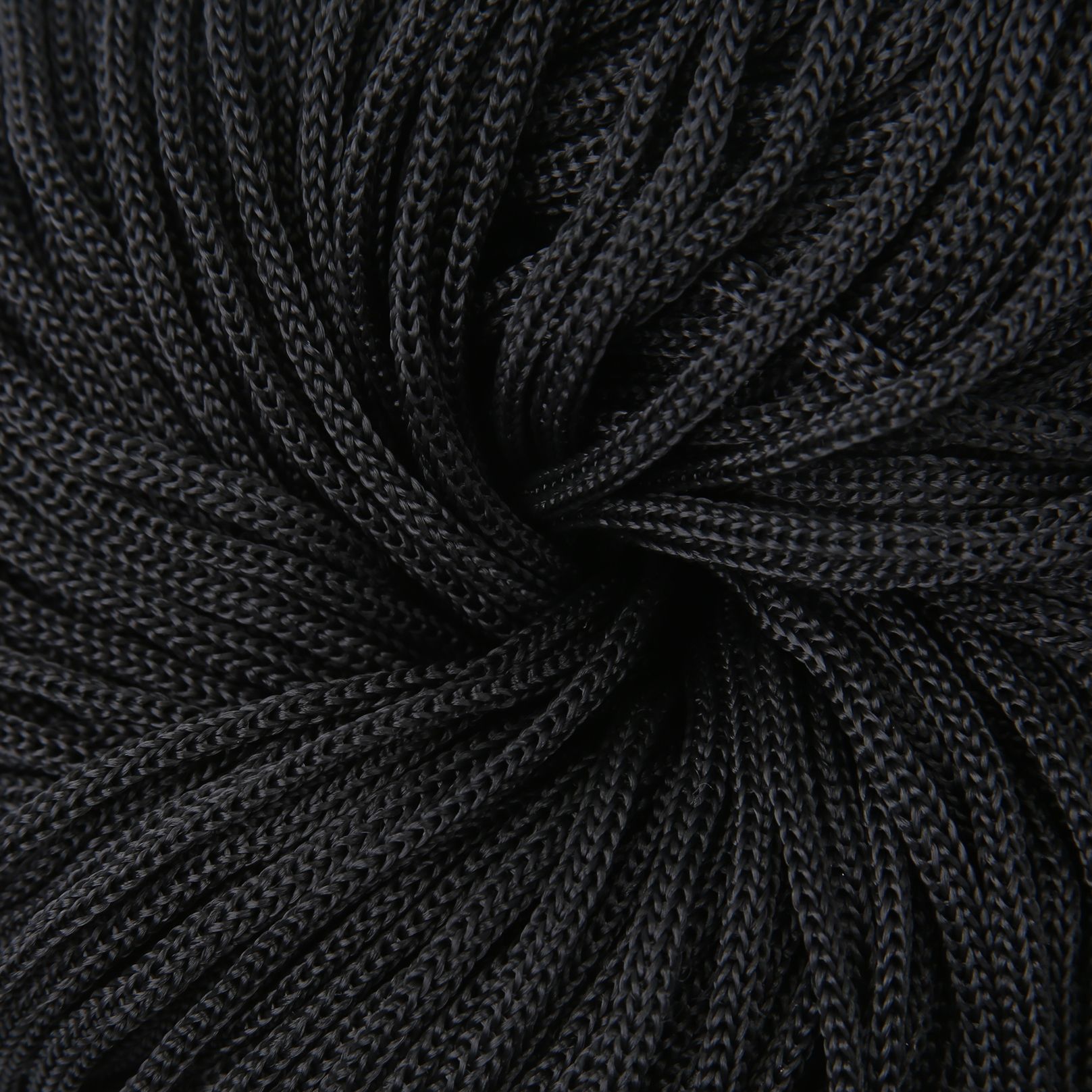 Шнур для одягу круглий кол S-580 чорний 5мм (уп 100м) К 326830 фото