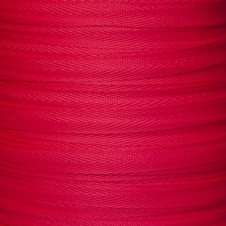 Тесьма киперная 10мм цв S-7005 розовый неон (боб 250м) New Star 318362 фото