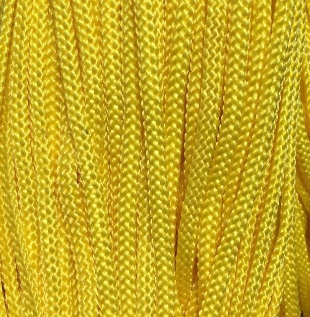 Шнур для одягу без наповнювача 5мм кол жовтий (уп 100м) 2330 Укр-з 323327 фото