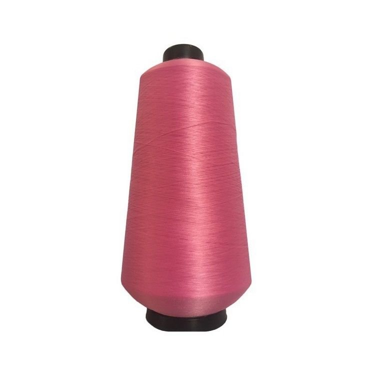 Нить текстурированная некруч 100% PE 150D/1 цв S-515 розовый яркий (боб 15000ярд/60 боб) NITEX