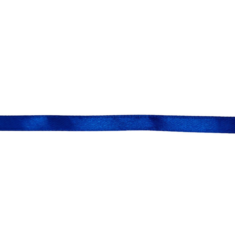 Стрічка атласна 06мм кол 40 синій (уп 25м) U 328037 фото