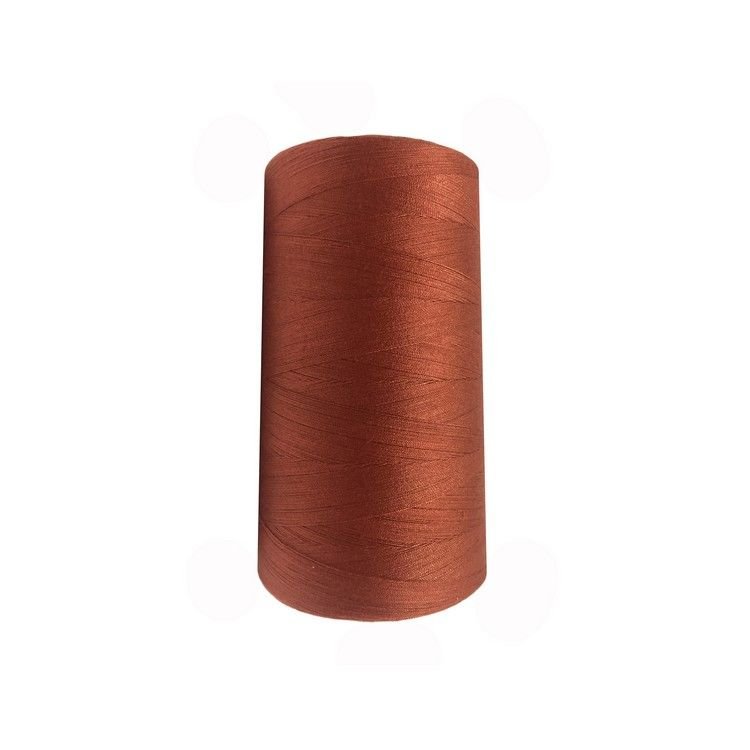 Нить швейная 100% PE 40/2 цв S-850 оранжевый темный (боб 5000ярдов/12боб/120боб) NITEX