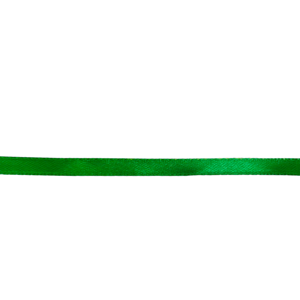 Стрічка атласна 06мм кол 19 зелений (уп 25м) U 328040 фото
