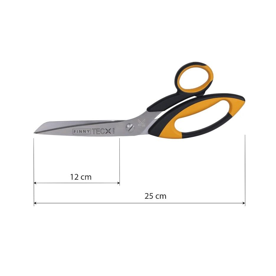 Ножиці 250мм (10") кравецькі для важких тканин з тупими кінцями"Kretzer" FINNI 733225 319210 фото