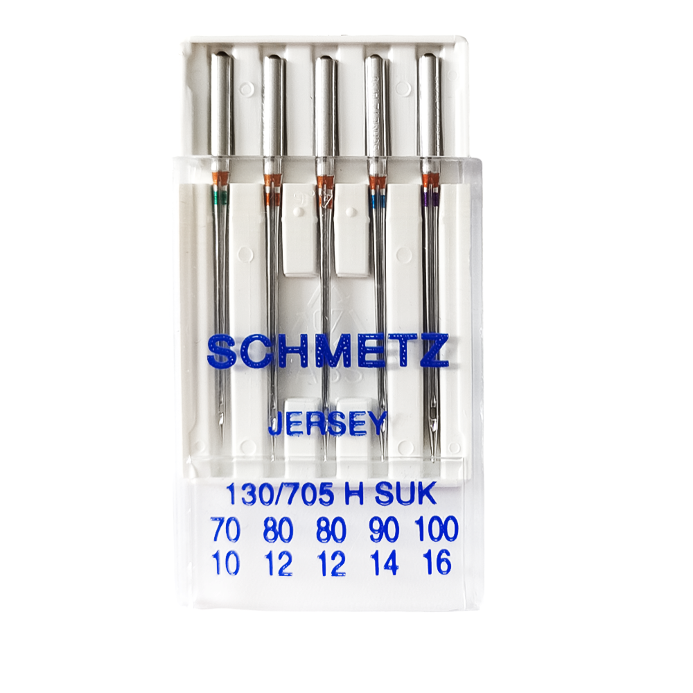 Голка SCHMETZ 130/705H SUK VLS джерсі асорті (уп 5шт 1x 70, 2x 80, 1x 90, 1x 100) 326240 фото
