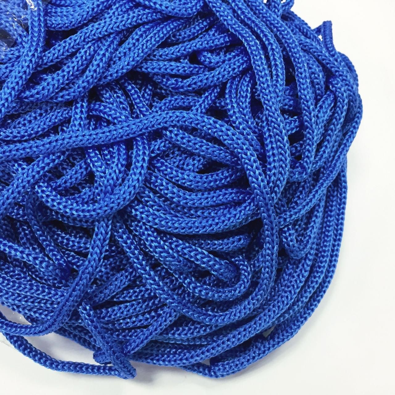 Шнур для одягу круглий 5мм кол синій яркий (уп 100м) 5-34 231155 фото