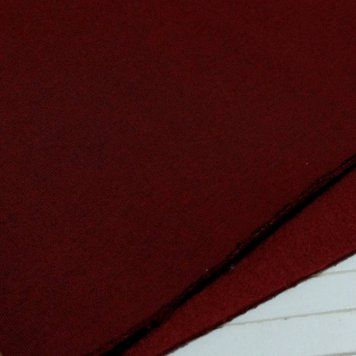 Тканина трикотажна футер 3-нитка з начосом 340 гр/м2 шир 180см кол. бордовий арт 1591