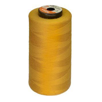 Нитка швацька 100% PE 50/2 кол S-846 жовтий темний (боб 4000ярдів/12боб/120боб) NITEX 325785 фото