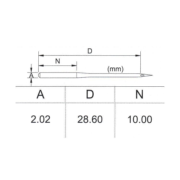 Голки GROZ-BECKERT B27/DCx27 №75 (уп.10шт.) 085223 фото