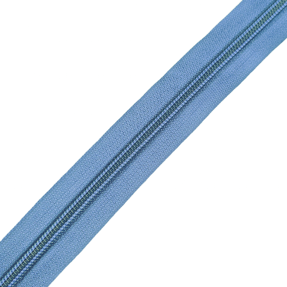 Блискавка спіральна №5 роз'єм 80см S-280 синій блідний ZIP 316921 фото