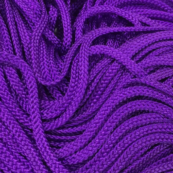 Шнур для одягу без наповнювача 5мм кол фіолетовий 5749 (уп 100м) 323338 фото