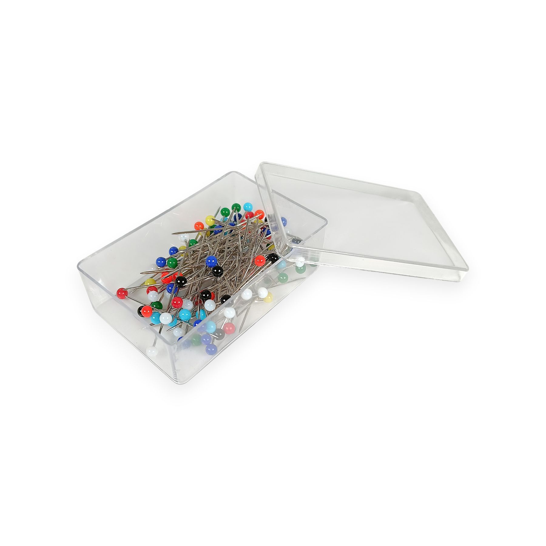Булавки кравецькі зі скляною головкою 30*0,6мм (уп 10г) 321152 фото