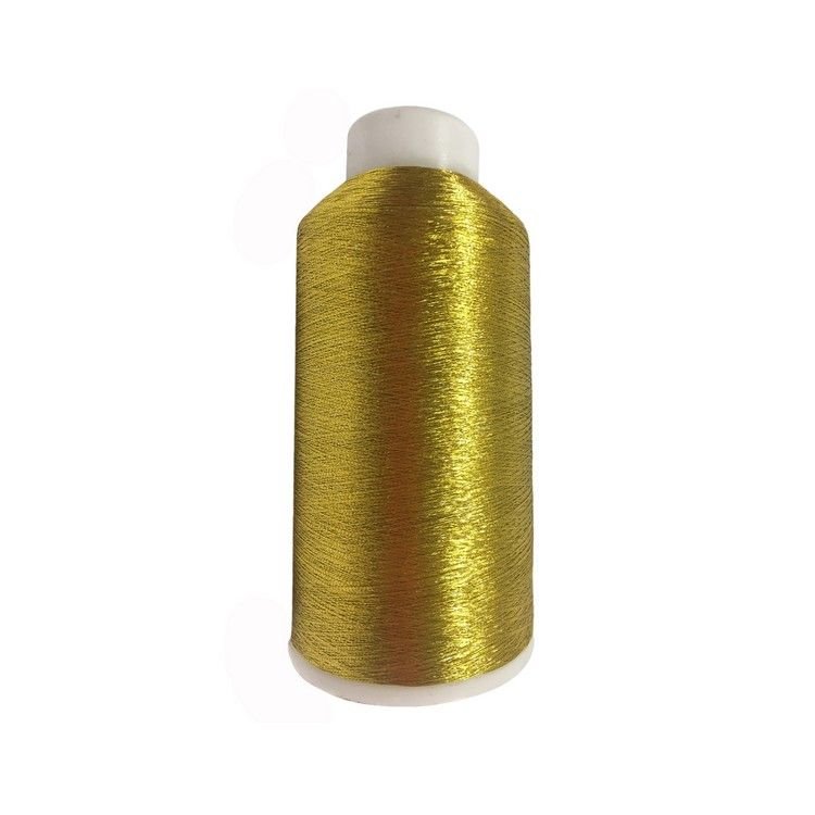 Нитка вишивальна металізована 150D/1 3051 жовте золото(боб 5000ярд/12боб/120боб) NITEX 212236 фото