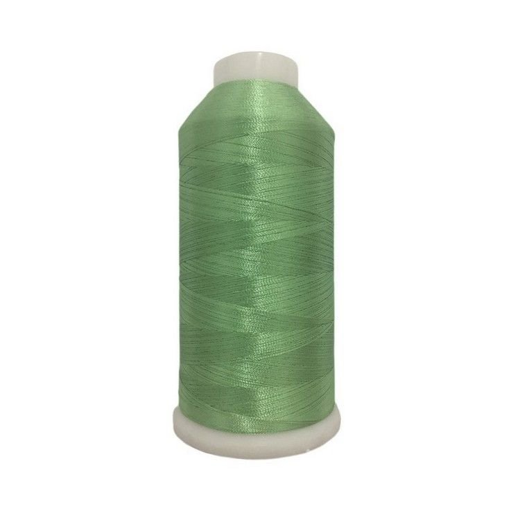 Нитка вишивальна 100% РЕ 120/2 кол S-063 зелений блідий (боб 5000ярдів) NITEX 169786 фото