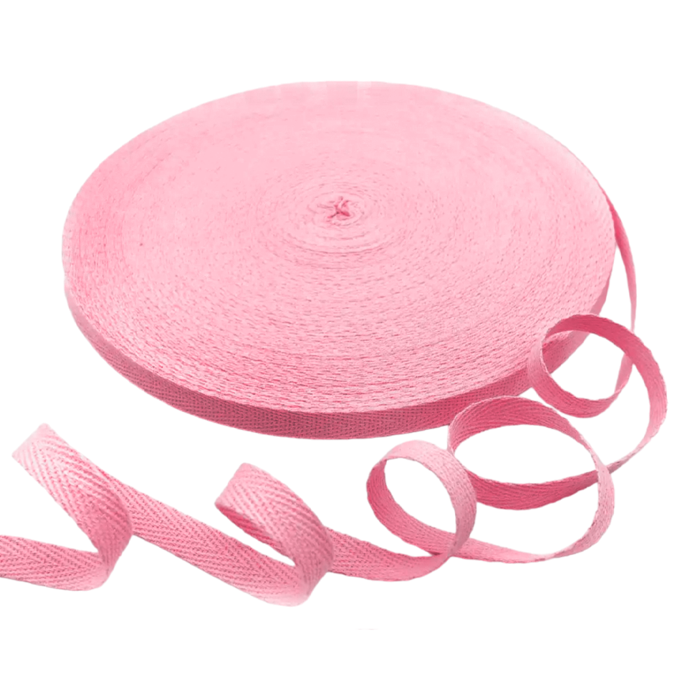 Тесьма кіперна 10мм кол S-019 рожевий (боб 50м) 325729 фото
