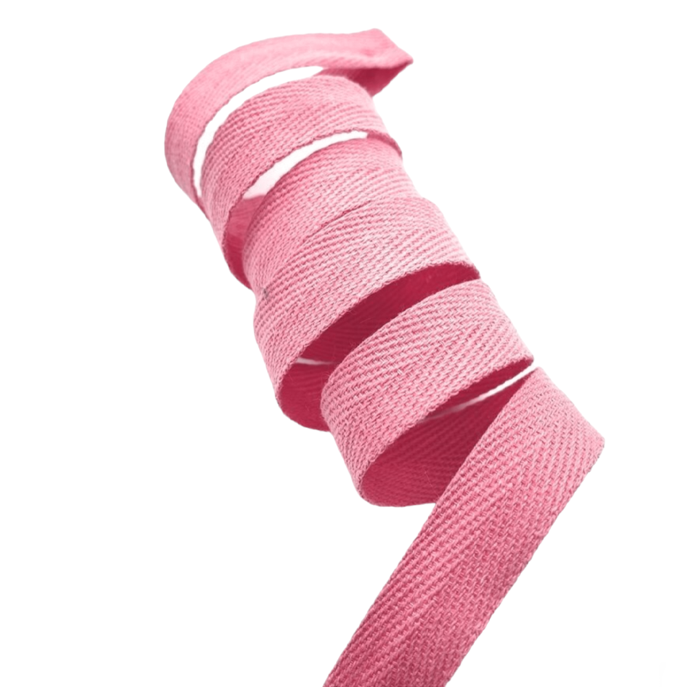 Тесьма кіперна 10мм кол S-019 рожевий (боб 50м) 325729 фото