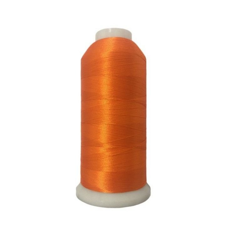 Нить вышивальная 100% РЕ 120/2 цв S-15-1058 оранжевый (боб 5000ярдов) NITEX
