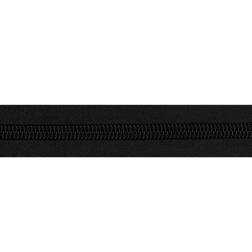 Блискавка спіральна №7 рулонна чорн S-580 (рул 200м) ZIP 188868 фото