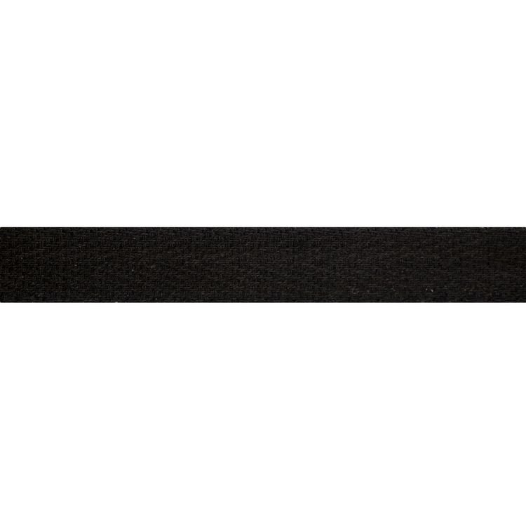 Тесьма киперная 13мм цв черный (боб 50м) 097673 фото