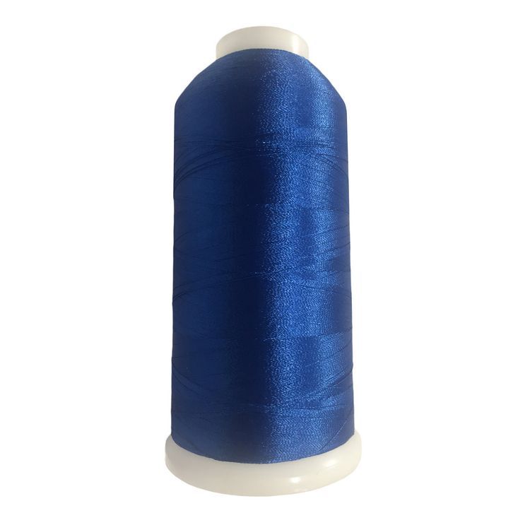 Нитка вишивальна 100% РЕ 120/2 кол S-918 синій яскравий (боб 5000ярдів) NITEX 172657 фото